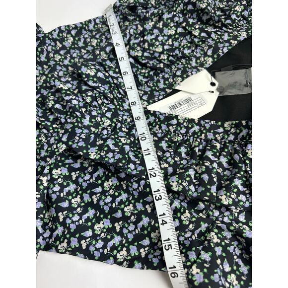 NWT English Factory Size XS Floral Wrapped Mini Dress Ruffles Feminine - Picture 14 of 16